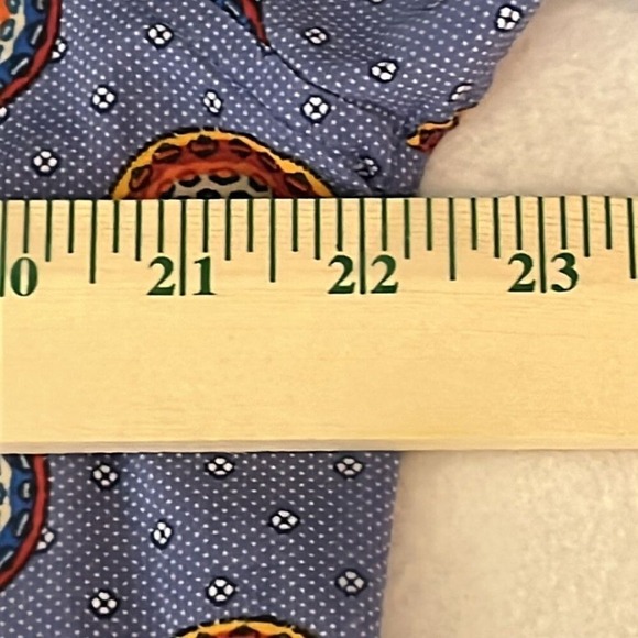 Tasso Elba Short Sleeve Button Up Shirt Mens Size Med Blue Medallion Cotton - Picture 6 of 7